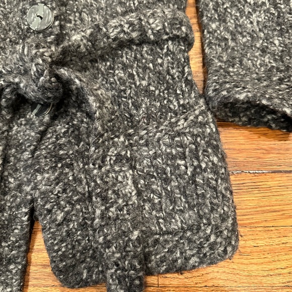 Hand Knitted Rowen Wool Cardigan Sweater - Size XS - Picture 5 of 5